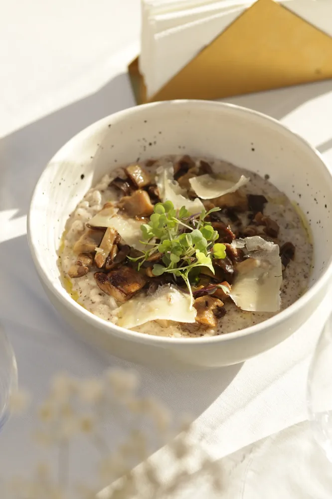 Porcini mushroom risotto